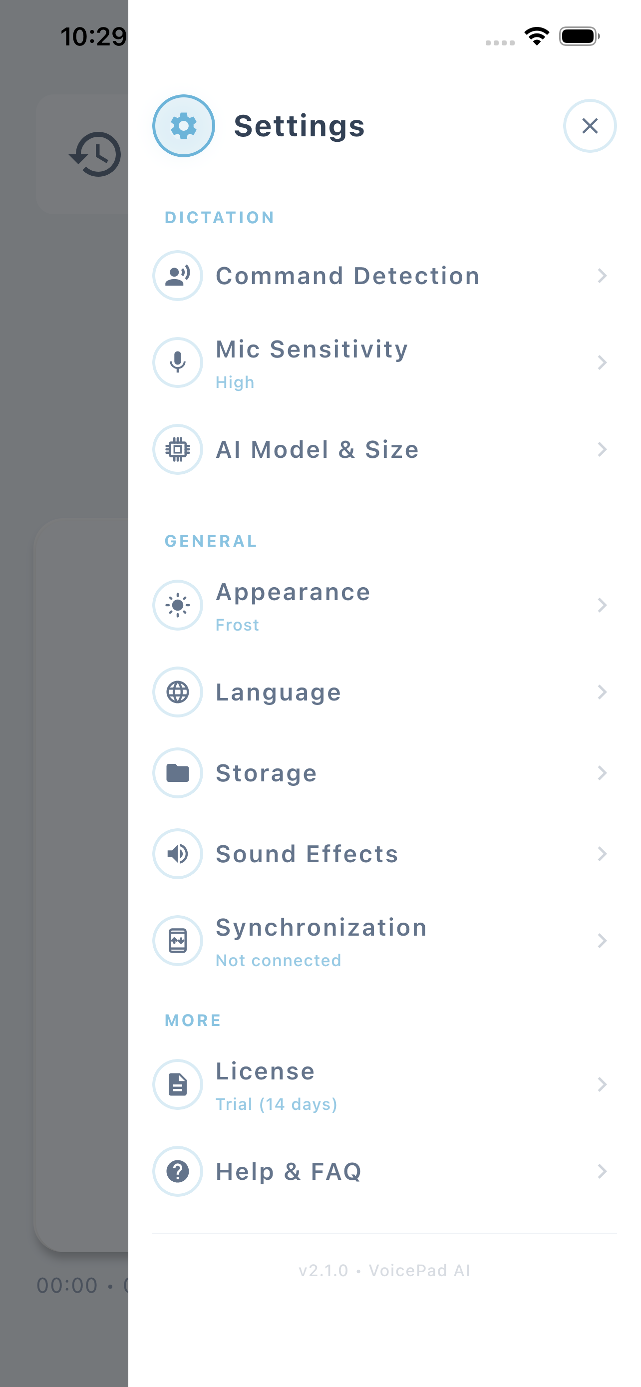 iPhone 14 Frost Settings